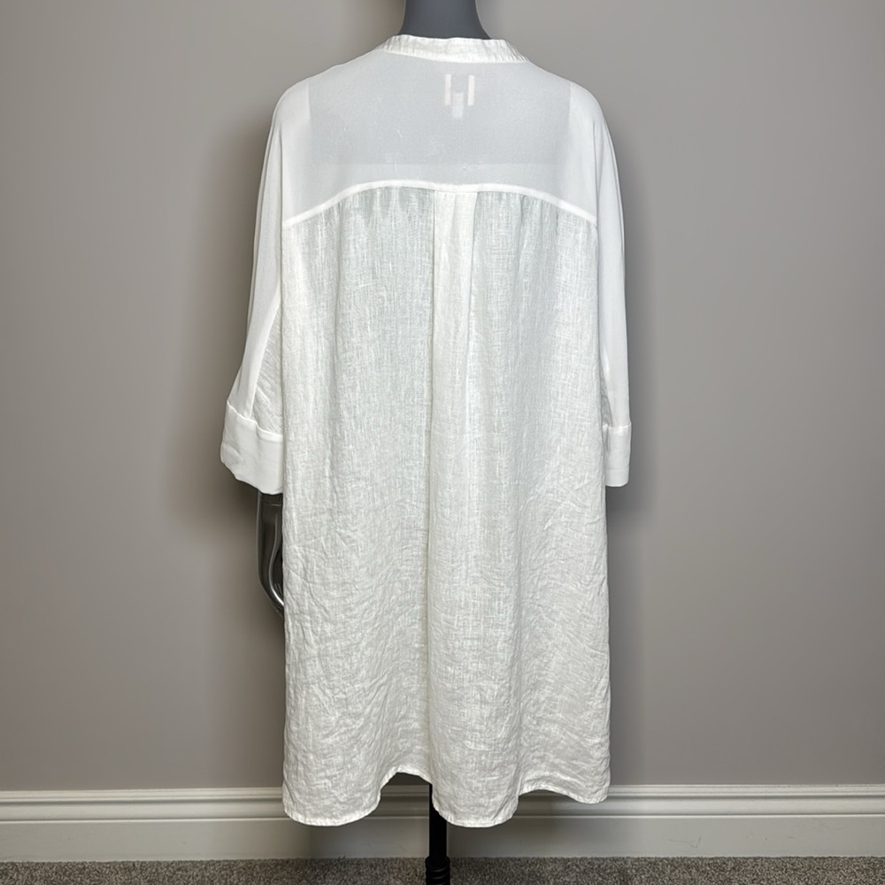 Linen Anne Klein top/dress - Picture 2 of 5